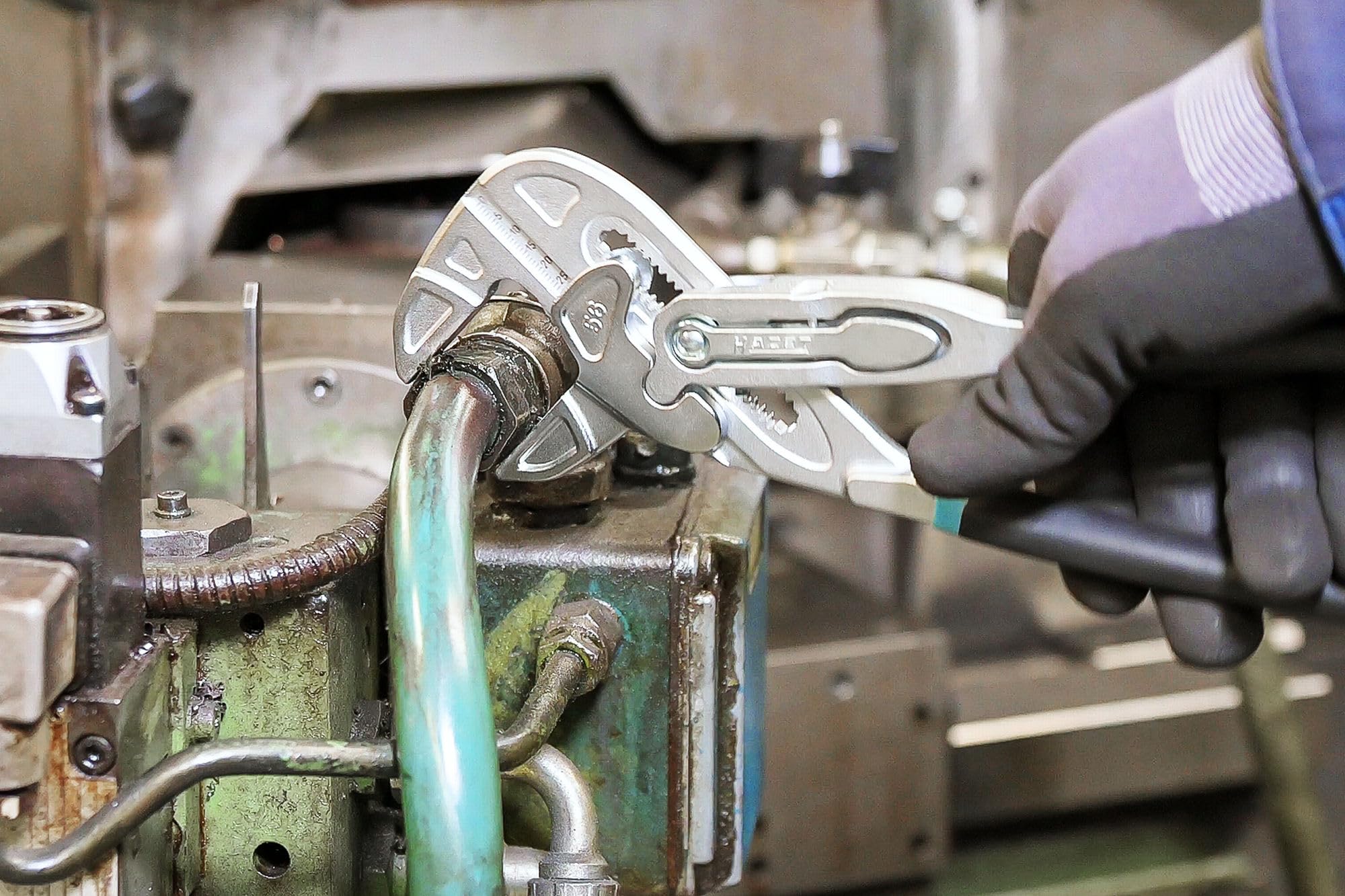 ⭐️ haijiです Amazon.com: Hazet 762-26 Grip Pliers Wrench, 260 mm : Tools & Home